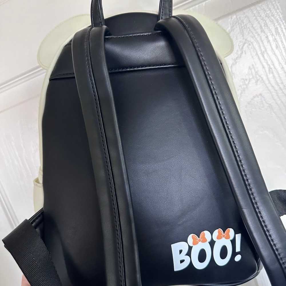 Loungefly Minnie Ghost Halloween Mini Backpack Gl… - image 2