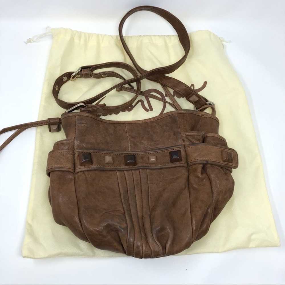 Junior Drake Studded Leather Bucket Bag - image 3