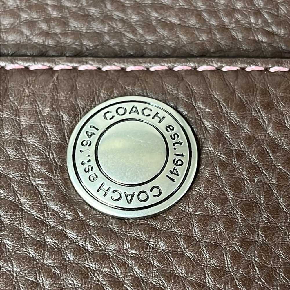 Coach Chelsea Pebbled Brown Leather Women’s Bag - image 12