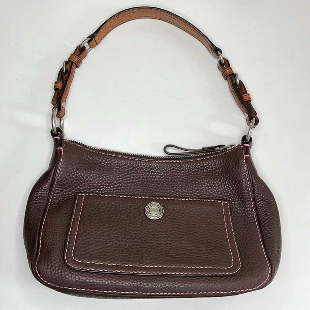 Coach Chelsea Pebbled Brown Leather Women’s Bag - image 2