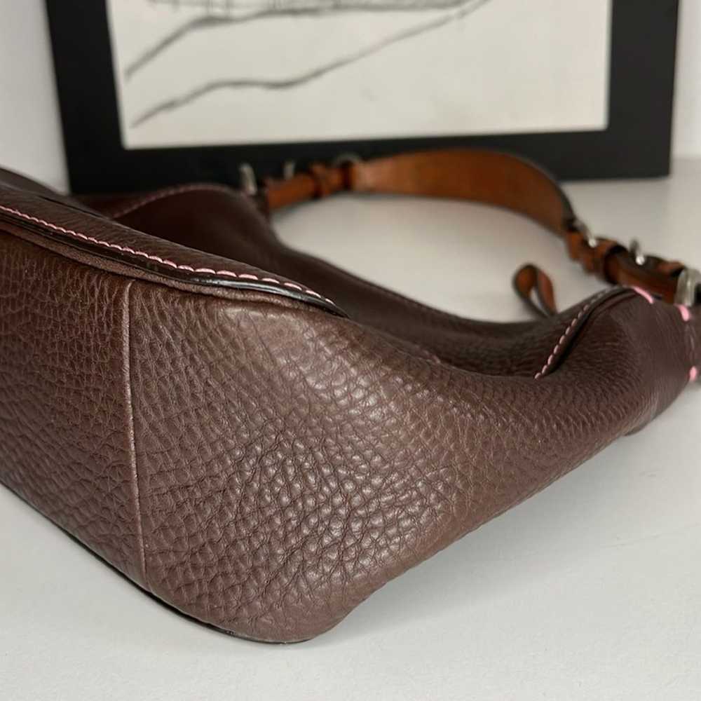 Coach Chelsea Pebbled Brown Leather Women’s Bag - image 4