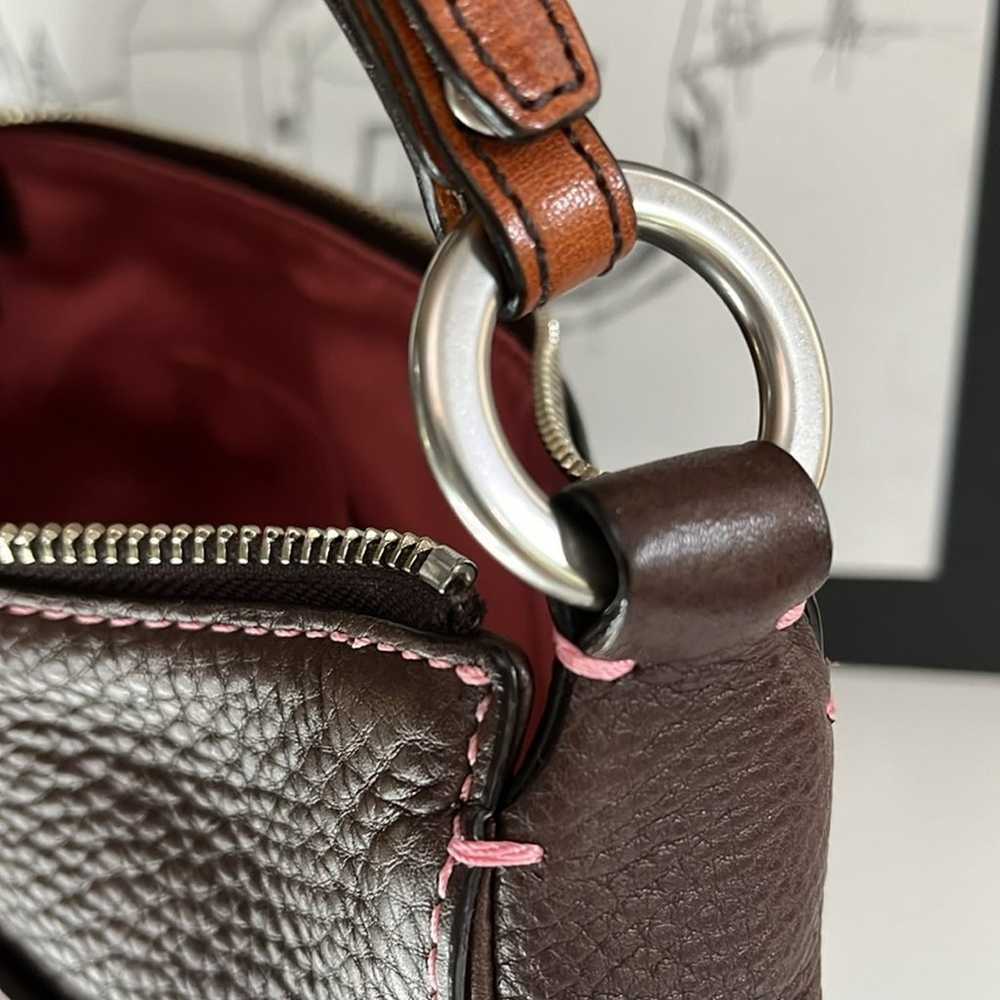 Coach Chelsea Pebbled Brown Leather Women’s Bag - image 6