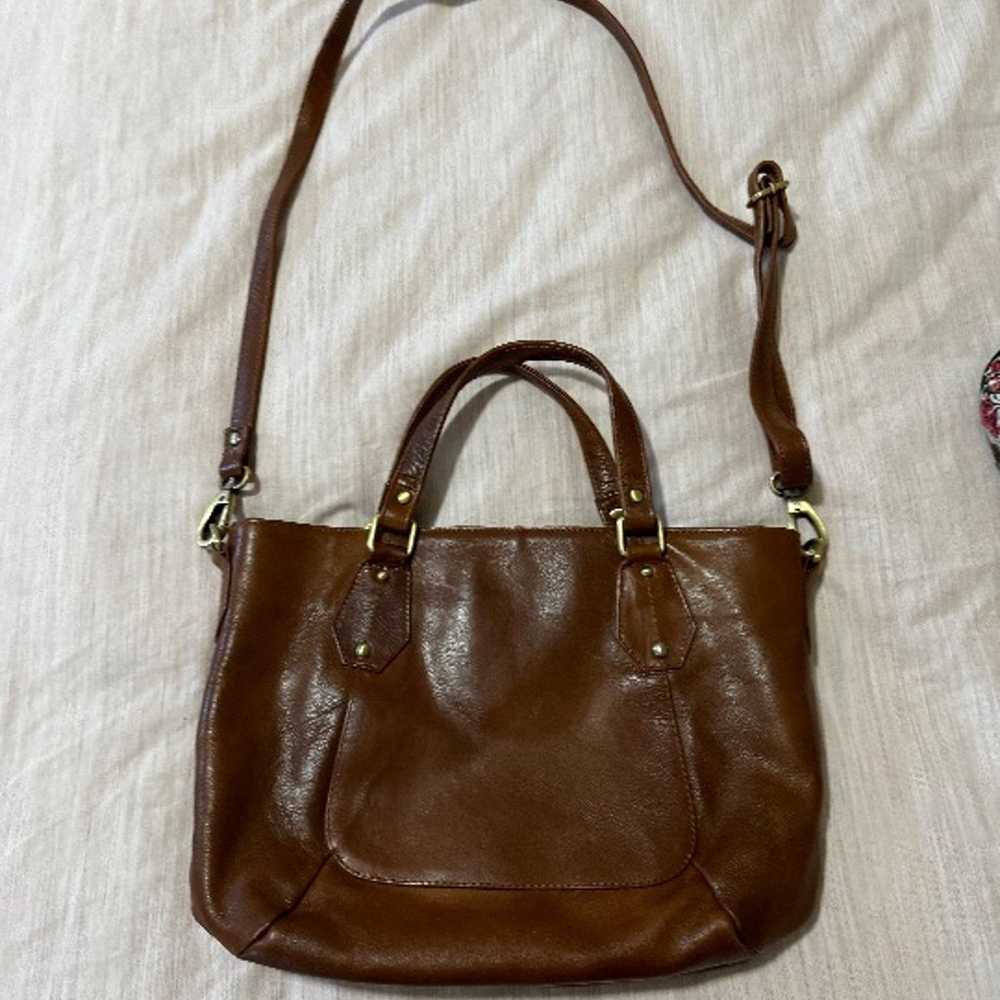 The Leather Store Tan Leather Shoulder bag - image 1
