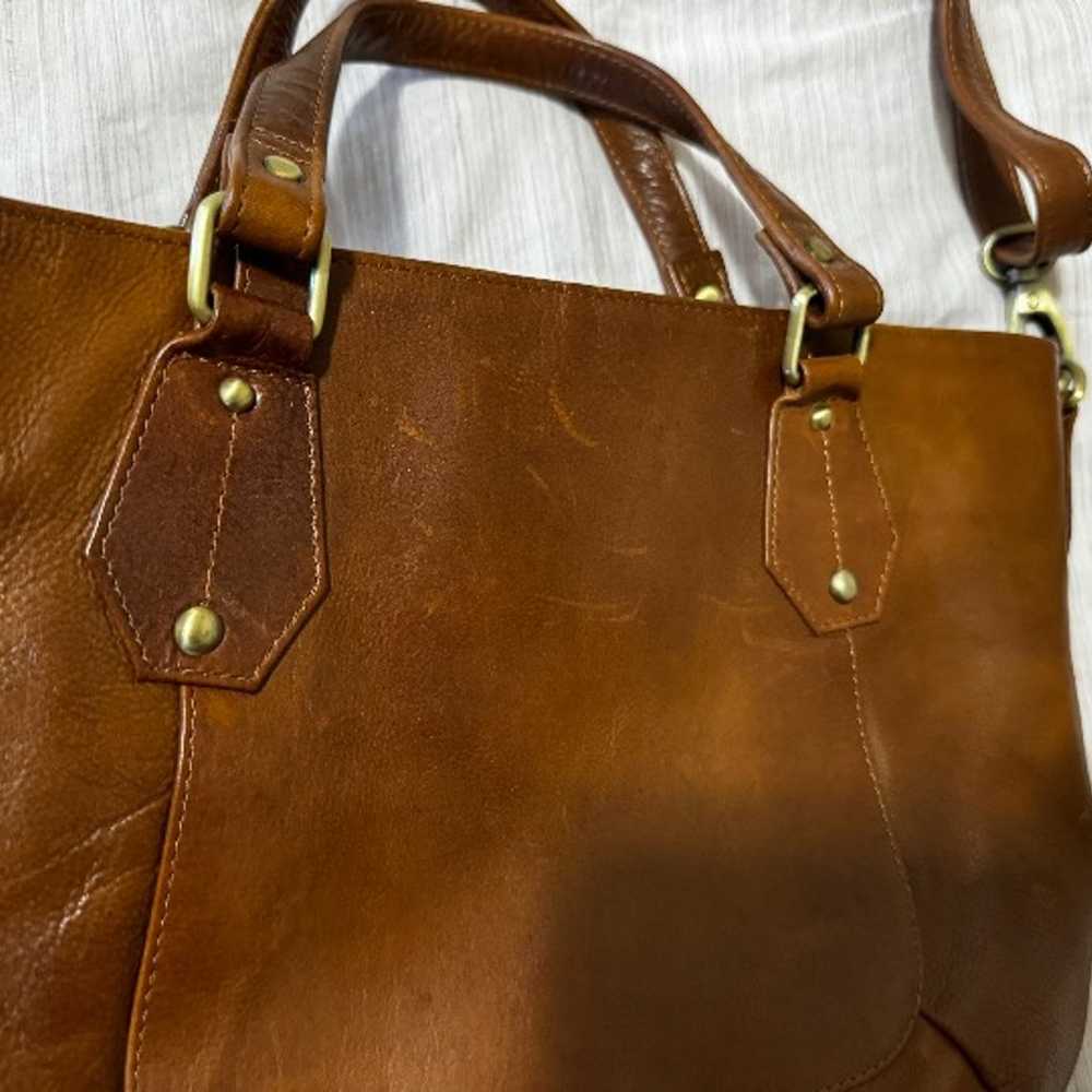 The Leather Store Tan Leather Shoulder bag - image 2