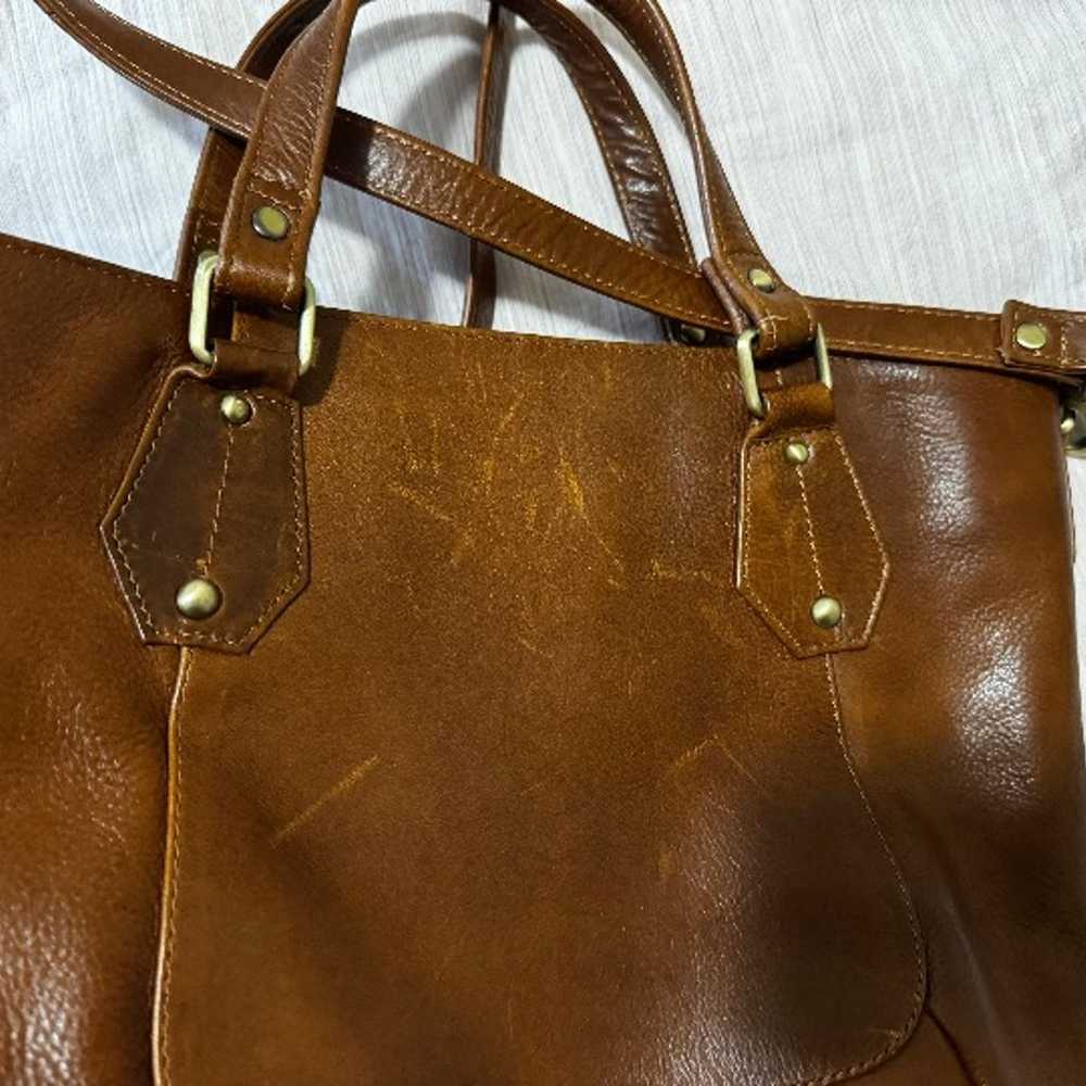 The Leather Store Tan Leather Shoulder bag - image 3