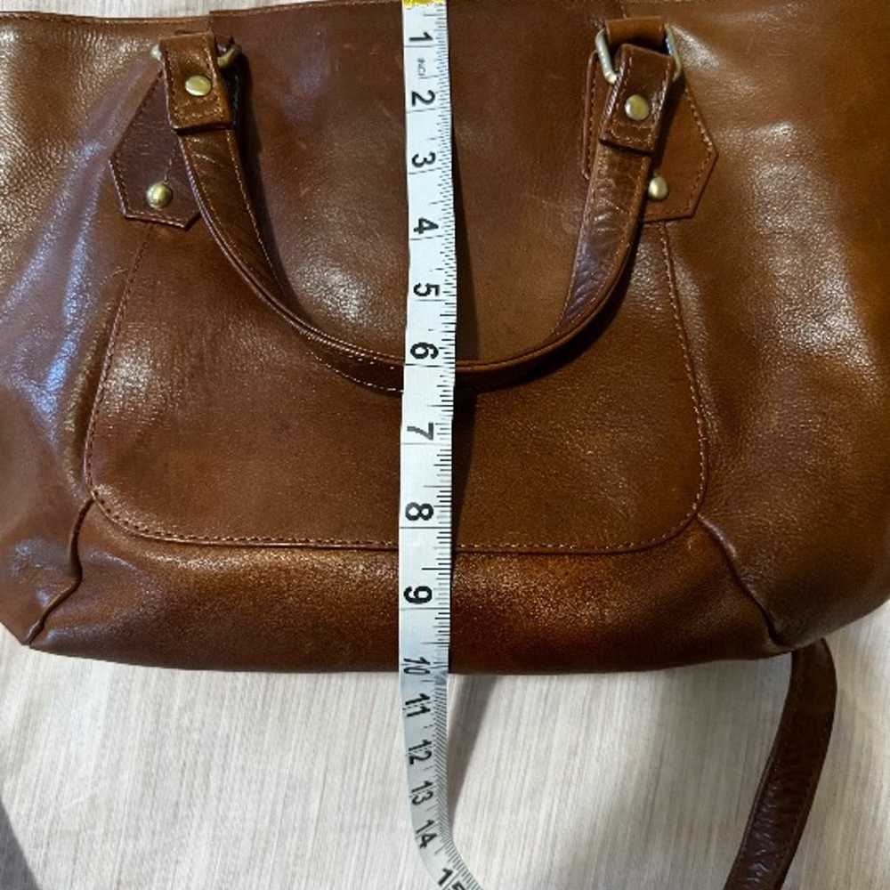 The Leather Store Tan Leather Shoulder bag - image 6