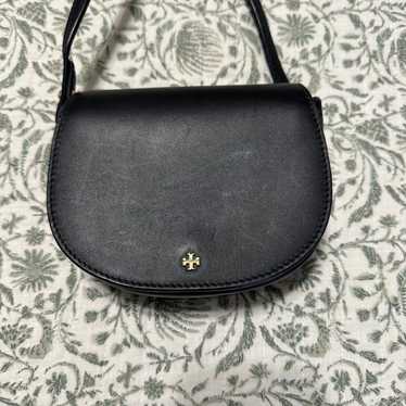 Tory Burch Black Mini Saddle bag - image 1