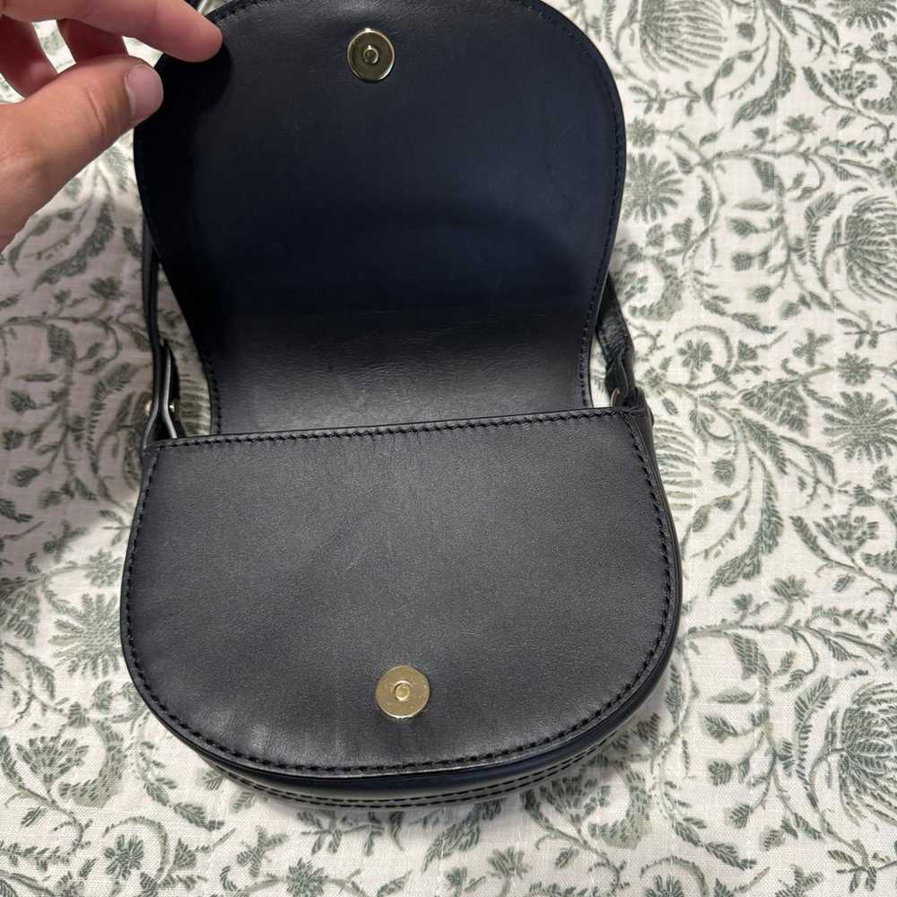 Tory Burch Black Mini Saddle bag - image 2