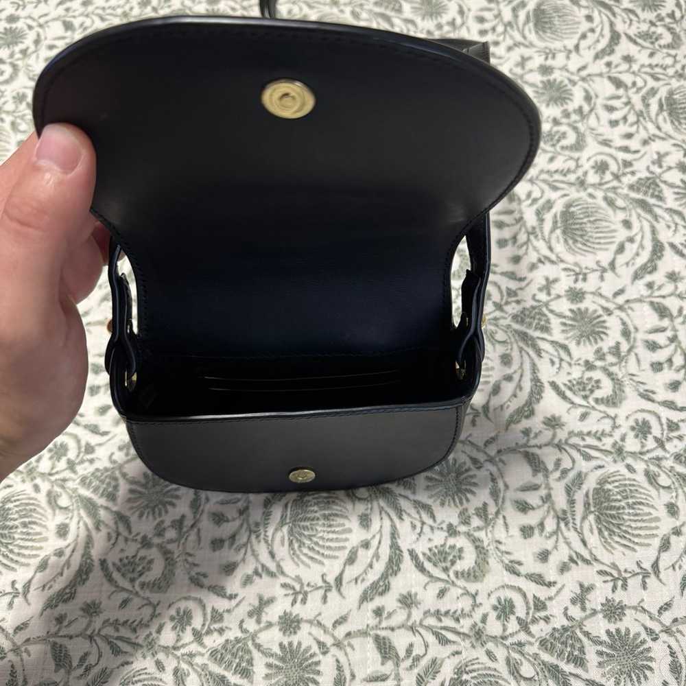Tory Burch Black Mini Saddle bag - image 3