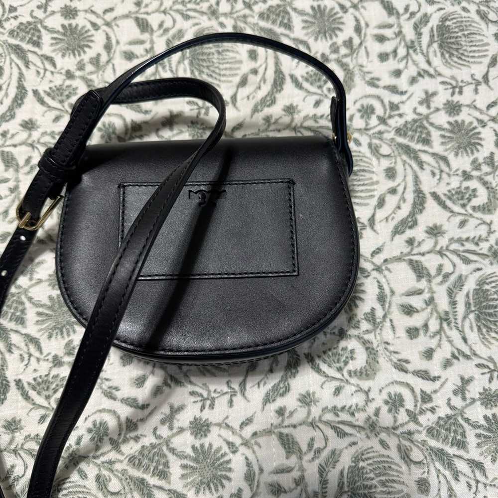 Tory Burch Black Mini Saddle bag - image 4