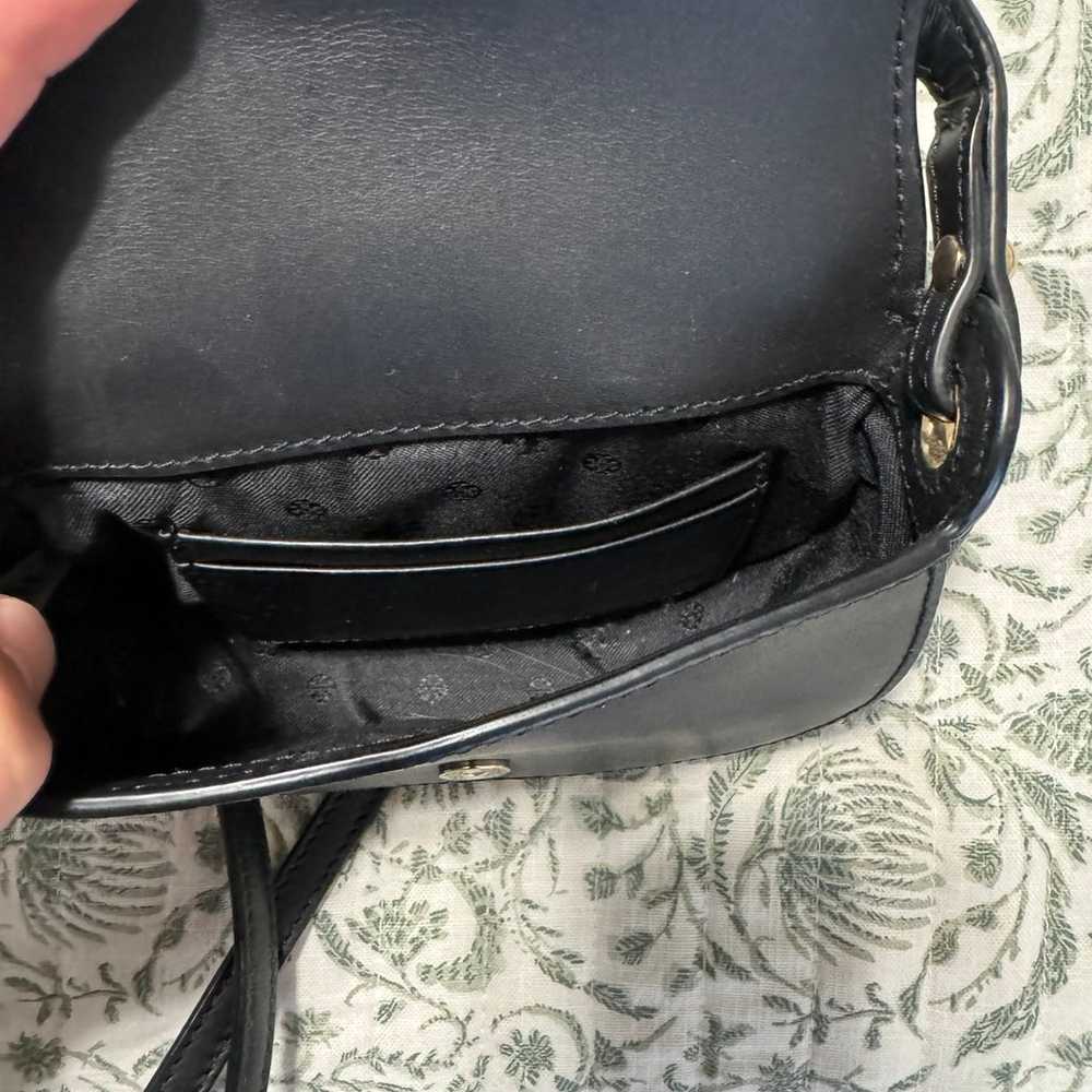 Tory Burch Black Mini Saddle bag - image 5