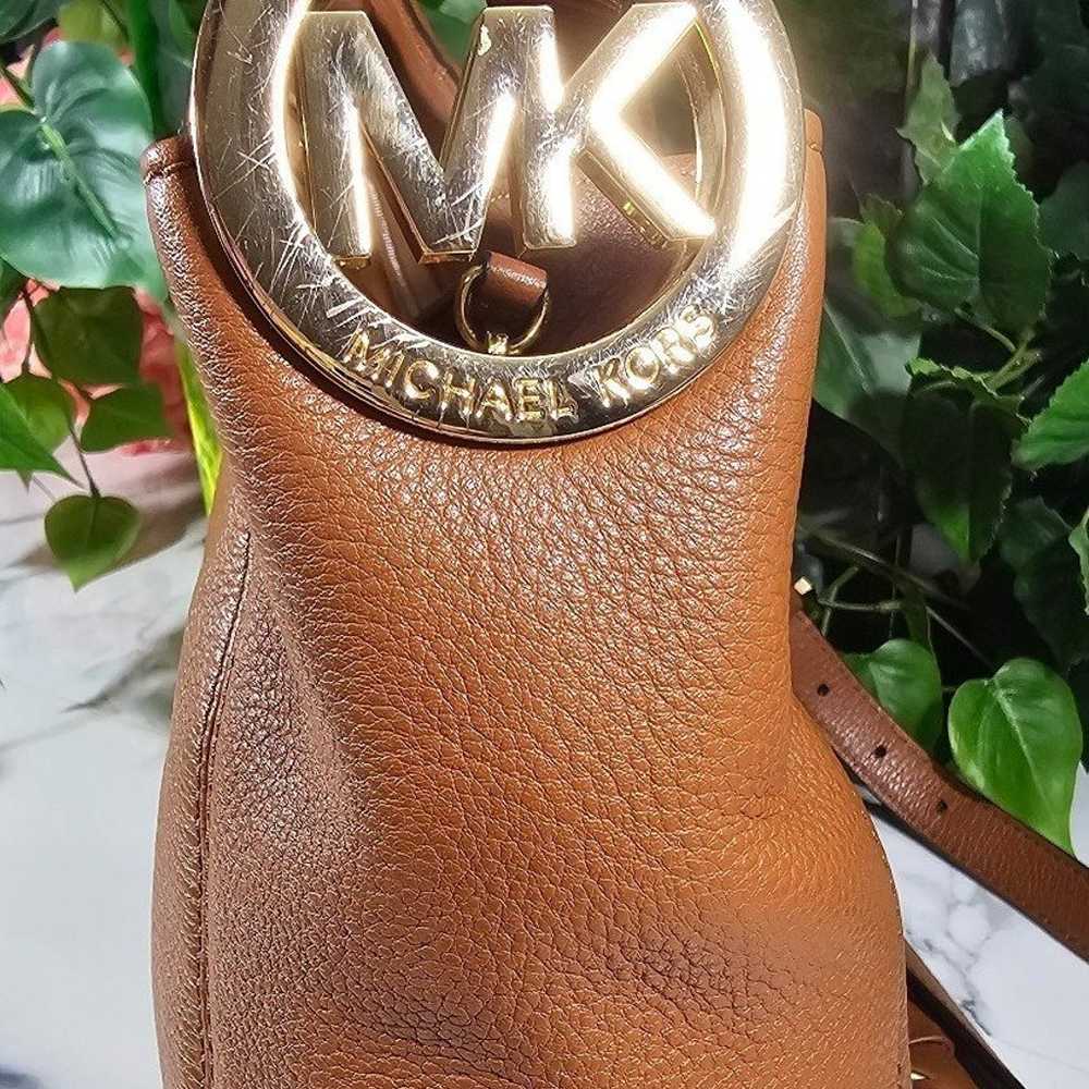 MICHAEL KORS Fulton Purse Genuine Leather Crossbo… - image 10