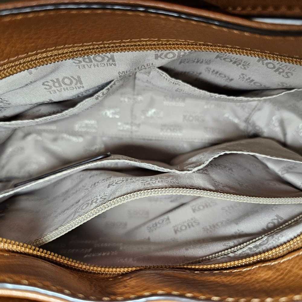 MICHAEL KORS Fulton Purse Genuine Leather Crossbo… - image 6