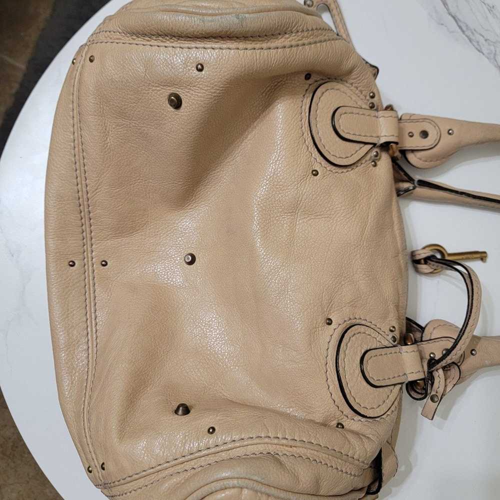 Leather handbag chloé - image 4