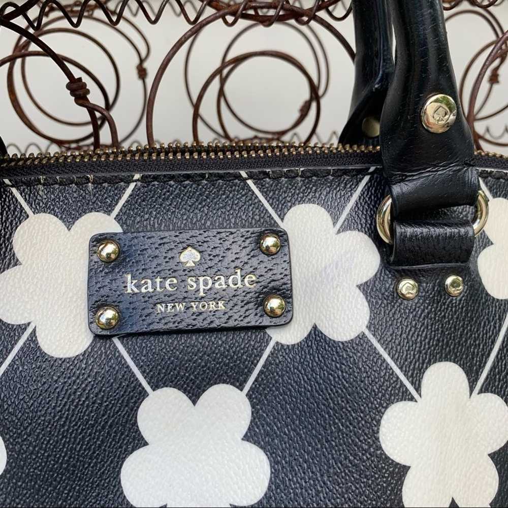 Kate Spade Rachelle Wellesley black floral purse - image 3