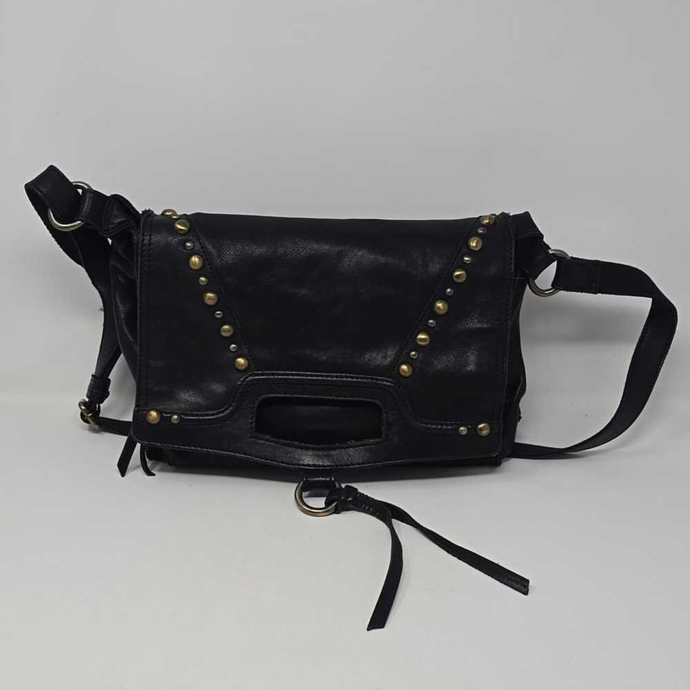 Lucky Brand Abbey Studded Black Leather Crossbody… - image 1