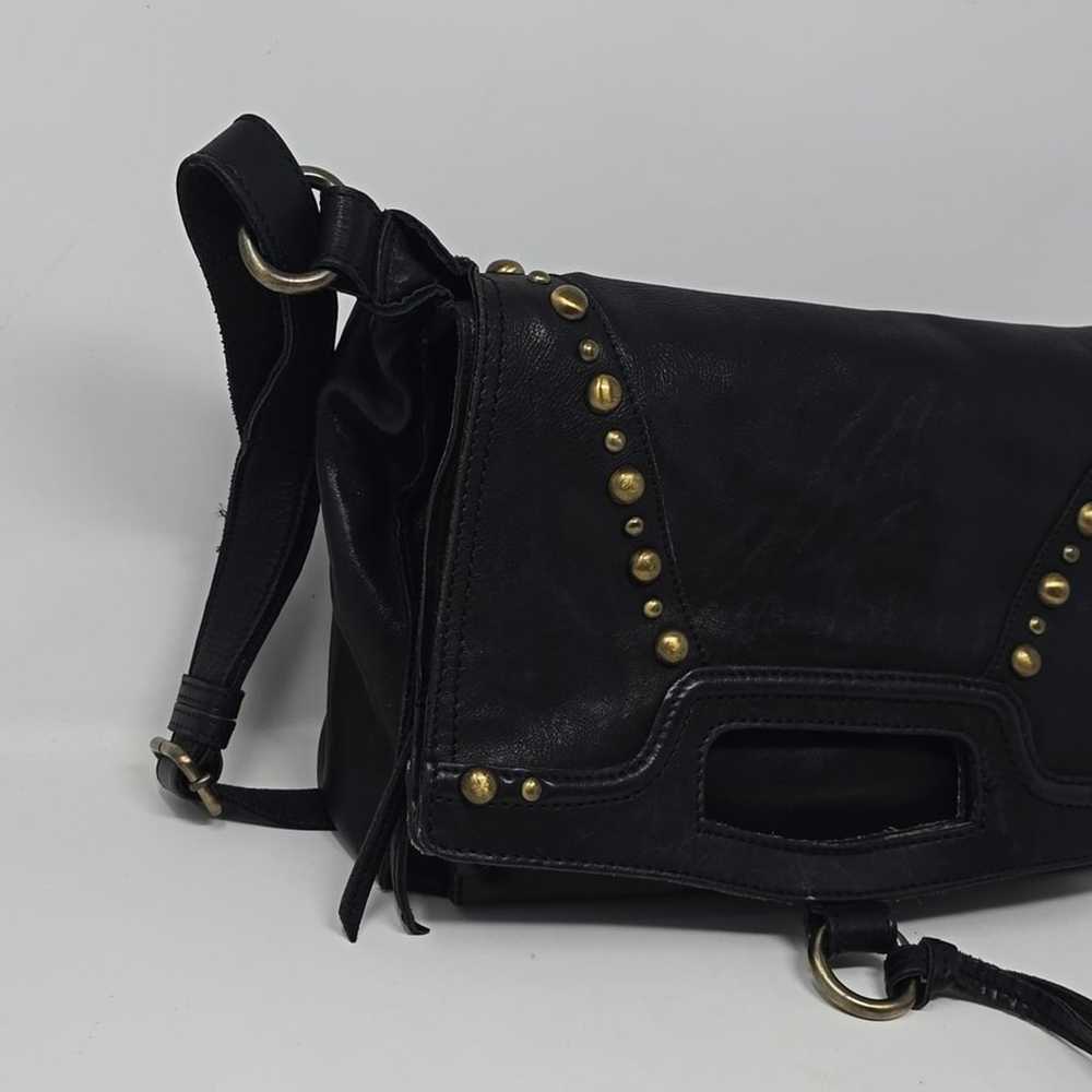 Lucky Brand Abbey Studded Black Leather Crossbody… - image 2
