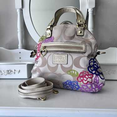 Coach Poppy Floral Handbag/Crossbody - image 1