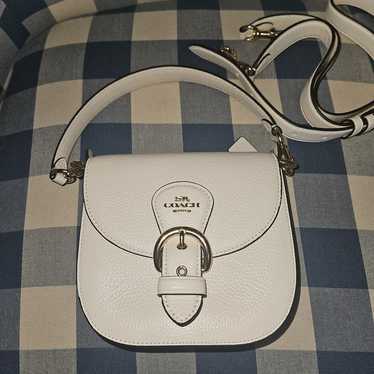 Coach pebbled leather crossbody authentic