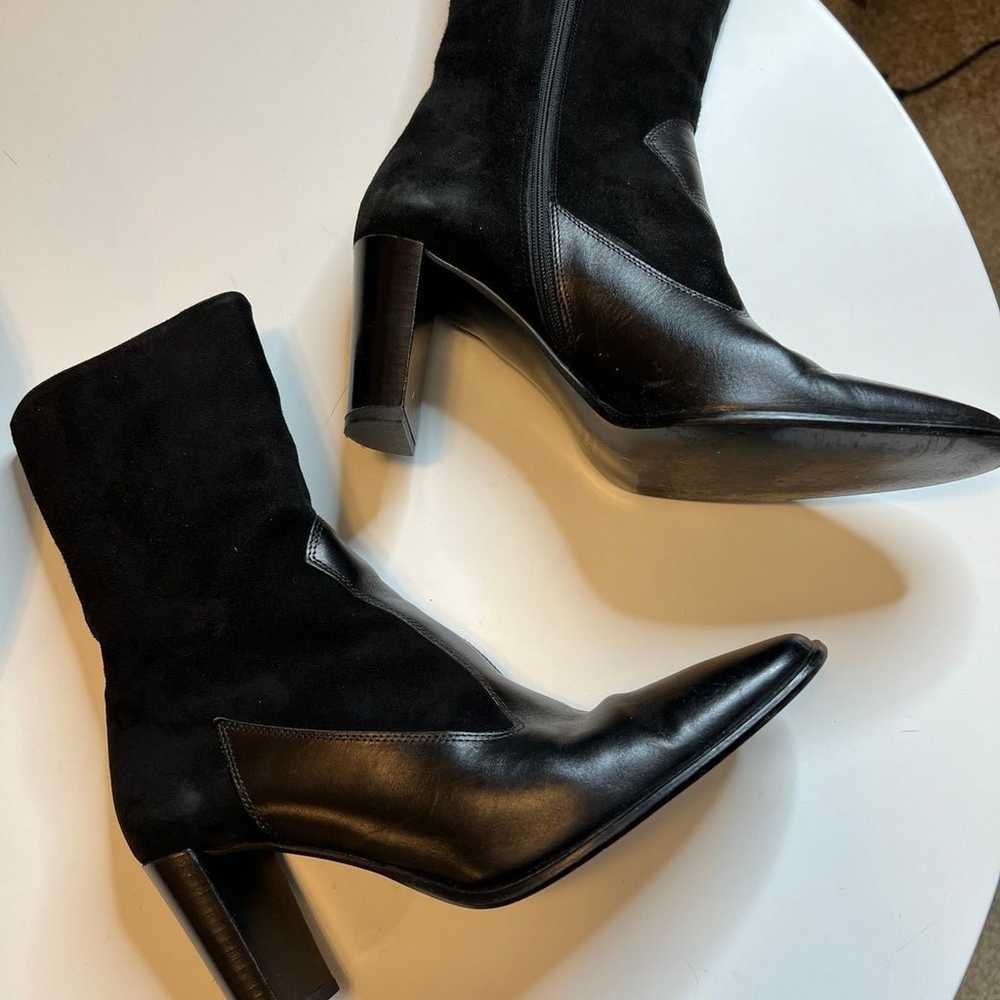 Massimo Baldi leather heeled boots - image 1