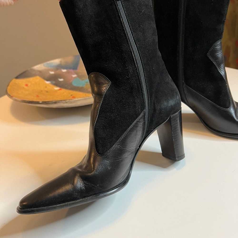 Massimo Baldi leather heeled boots - image 3