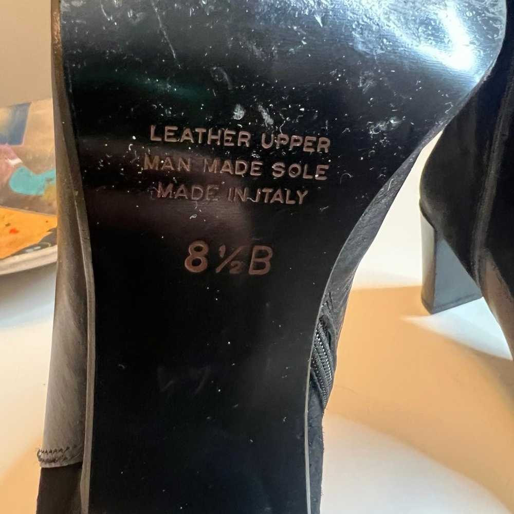 Massimo Baldi leather heeled boots - image 4
