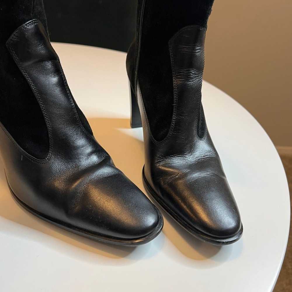 Massimo Baldi leather heeled boots - image 5