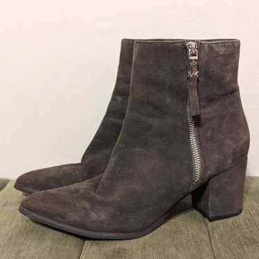 MICHAEL KORS Dawson Suede Ankle Boots Booties