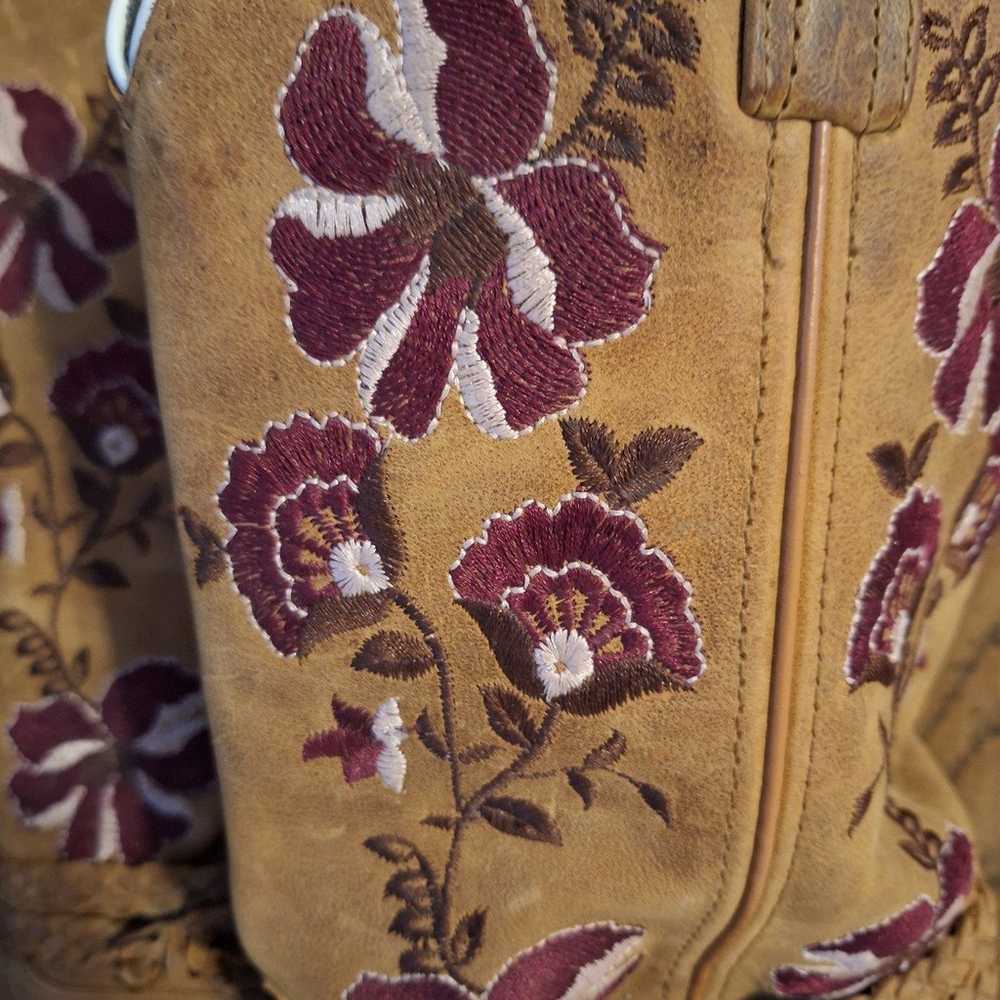 Women's cowgirl boots embroidered - image 2