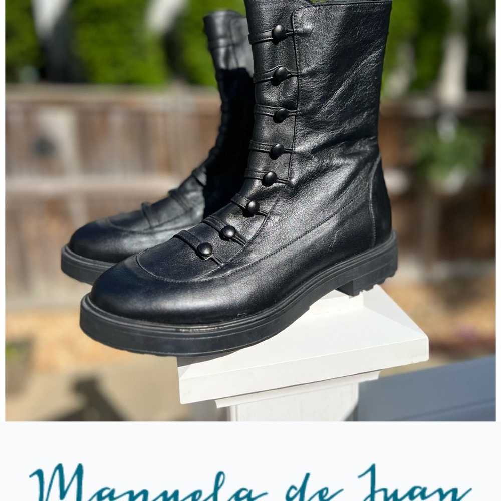 Woman’s spanish  boots sz 37 Manuella de juan bla… - image 1