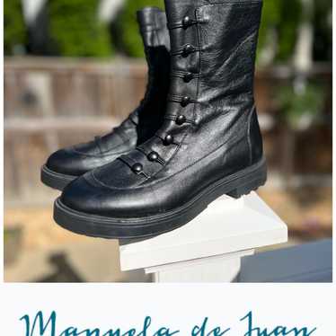 Woman’s spanish  boots sz 37 Manuella de juan bla… - image 1