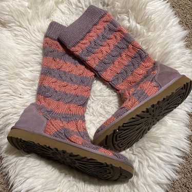 UGG Cable Knit Boots In stivale donna pink/ lilac… - image 1