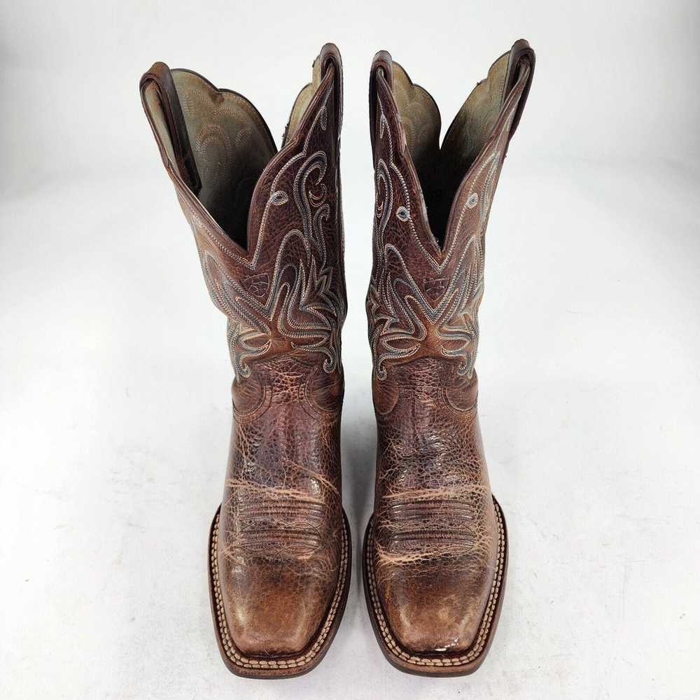 Ariat Legend Square Toe Brown Leather Boot US 7 B… - image 3