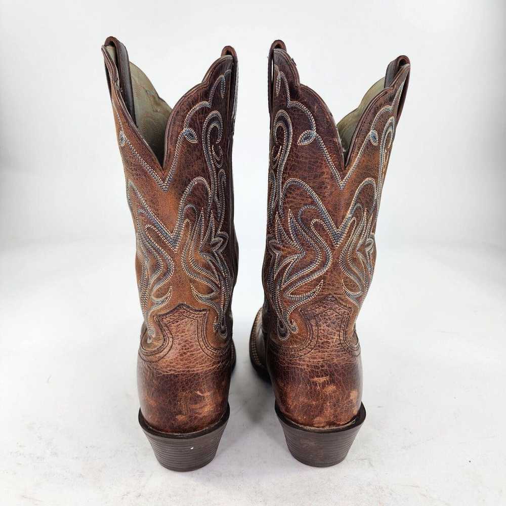 Ariat Legend Square Toe Brown Leather Boot US 7 B… - image 4