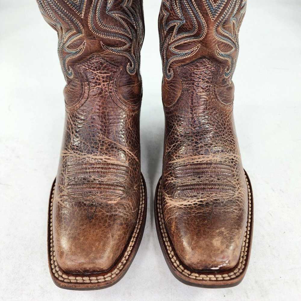 Ariat Legend Square Toe Brown Leather Boot US 7 B… - image 8