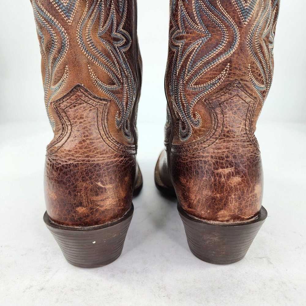Ariat Legend Square Toe Brown Leather Boot US 7 B… - image 9