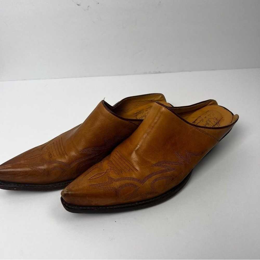 H.F. Senka Ladies Western Brown Leather Handmade … - image 3