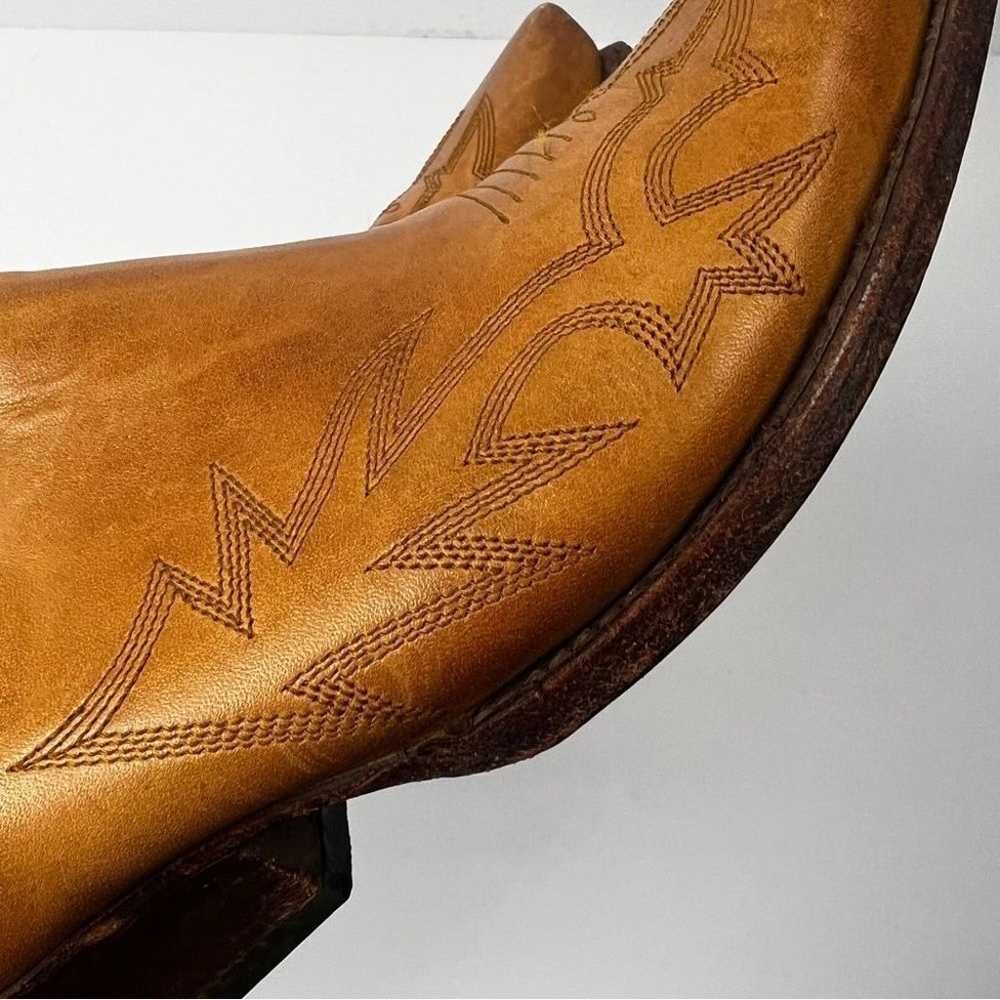 H.F. Senka Ladies Western Brown Leather Handmade … - image 7