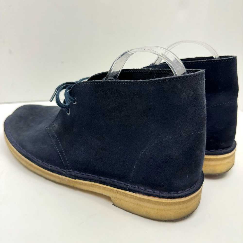 Clarks Women's Dark Navy Blue Suede Leather Lace … - image 7
