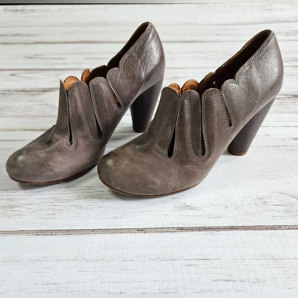 Chie Mihara Anthropologie Brown Leather Ankle Boo… - image 2
