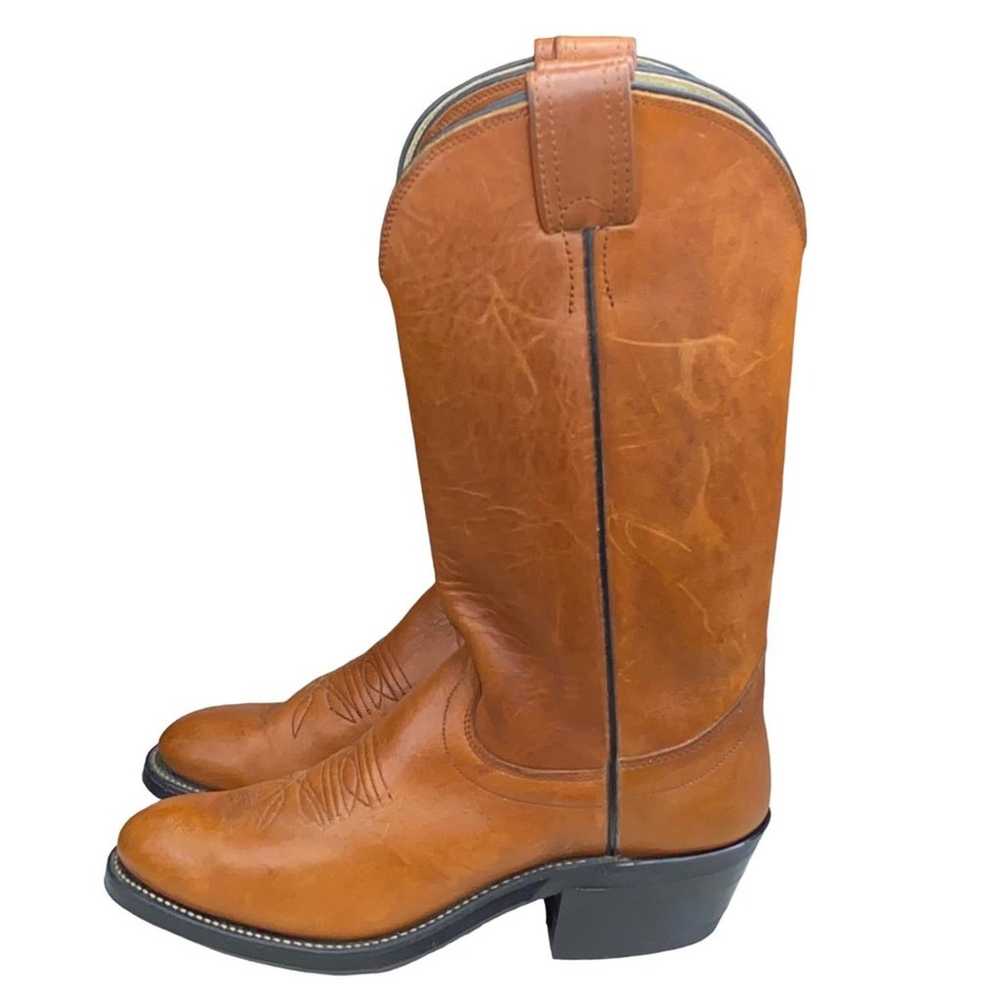 Olathe Women’s Honey Brown Pull on Cowboy Boots S… - image 6