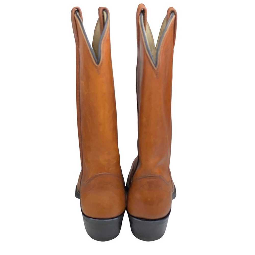 Olathe Women’s Honey Brown Pull on Cowboy Boots S… - image 7