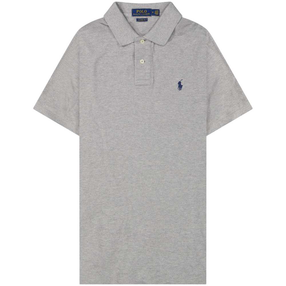 Logo Polo Shirt / Size M / Mens / Grey / Cotton B… - image 1