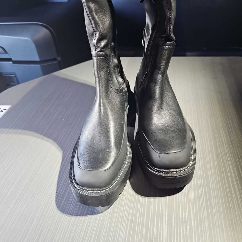 Sam Edelman Lerue Over-The-Knee Boots, Black Faux… - image 8