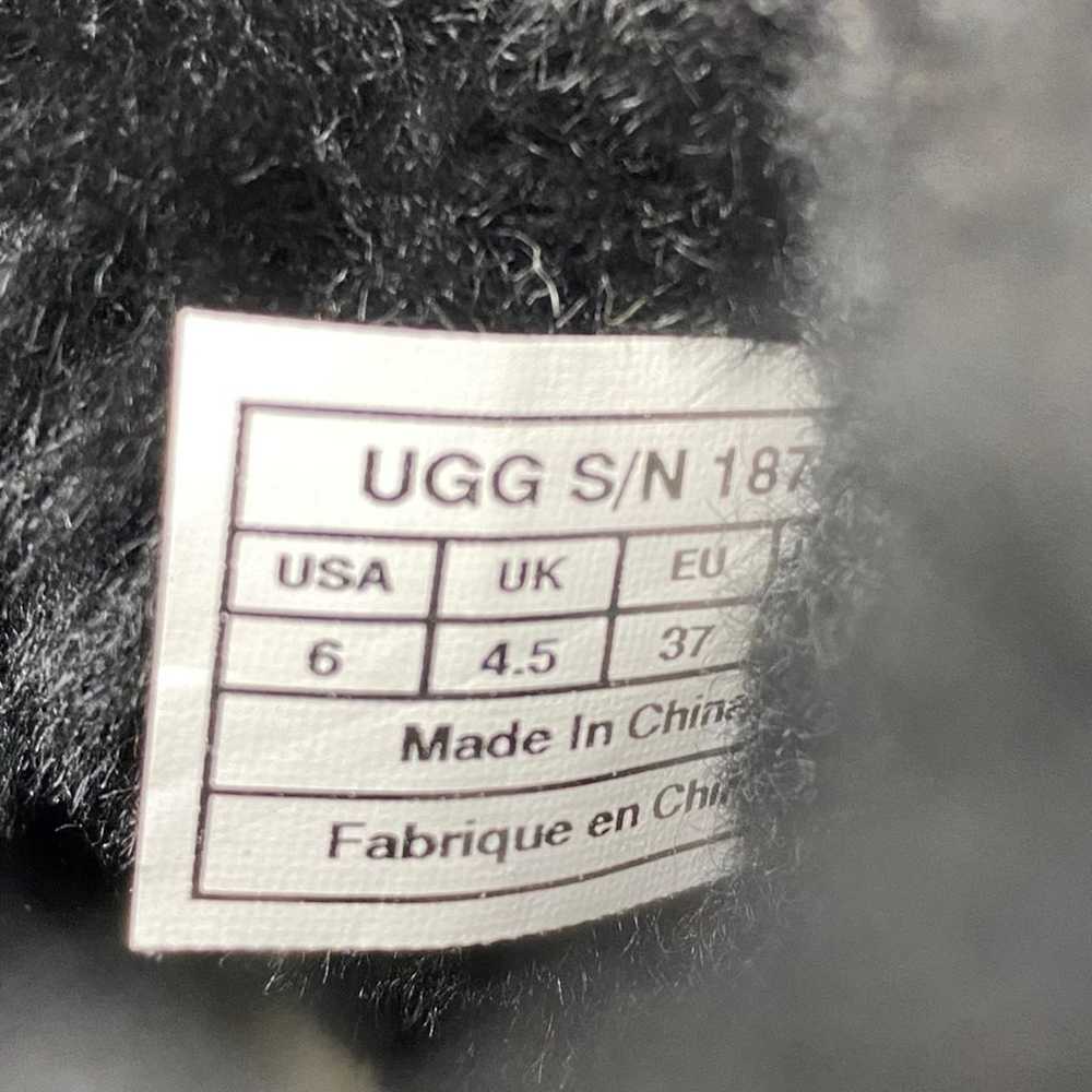UGG Women’s Black Mongolian Shearling Cuffed Fur … - image 9