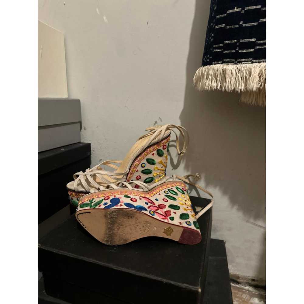 Charlotte Olympia Cloth sandals - image 5