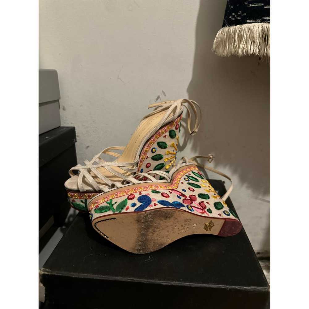 Charlotte Olympia Cloth sandals - image 6
