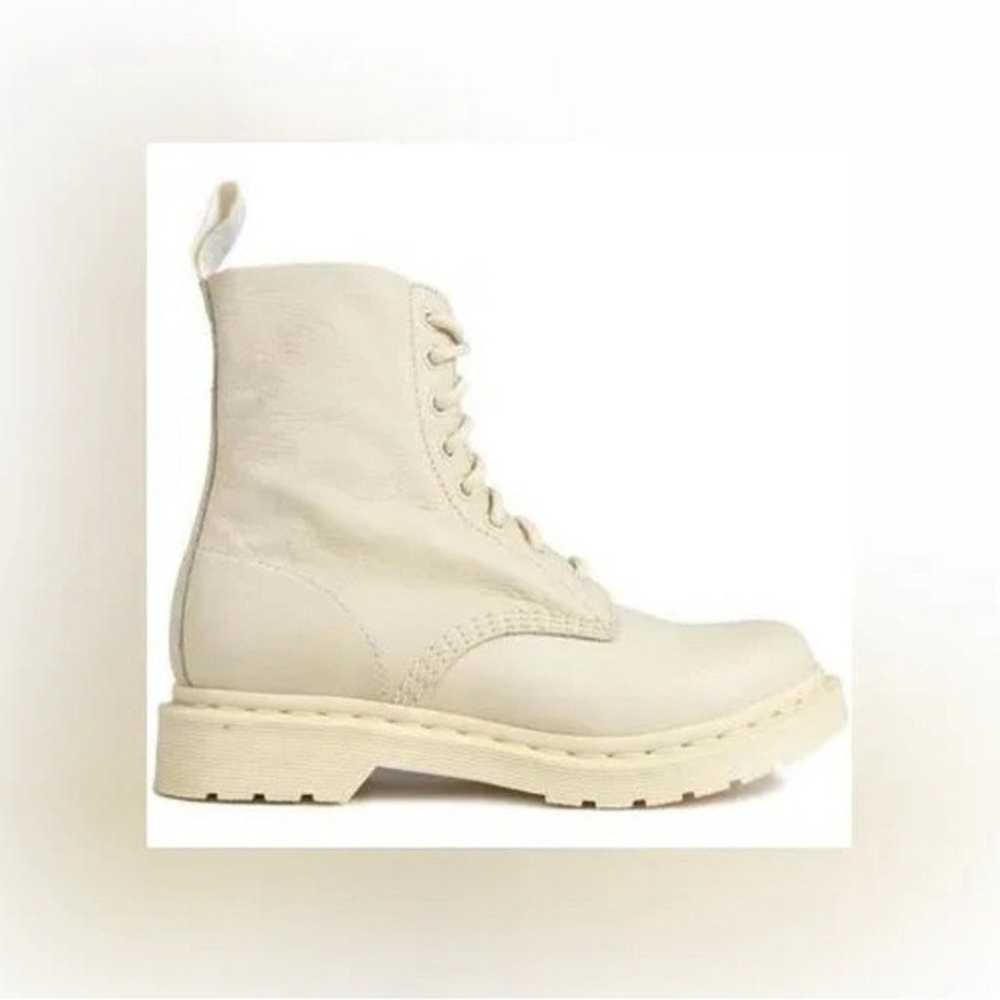 Dr. Martens 1460 Pascal Mono lace up boots white … - image 1