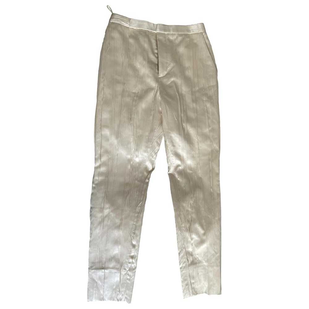 Saint Laurent Silk slim pants - image 1