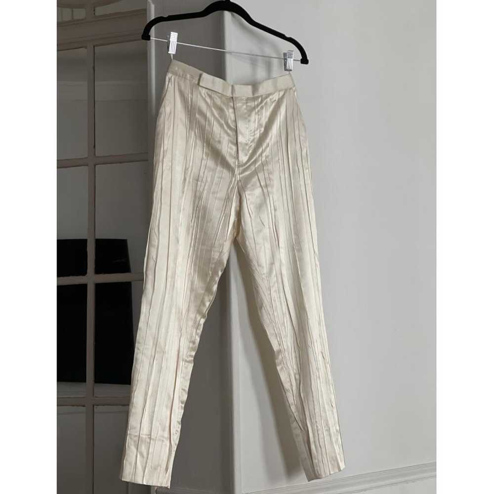 Saint Laurent Silk slim pants - image 6